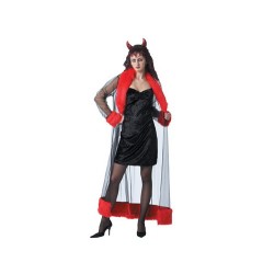 DISFRAZ DIABLESA C/CUERNOS T.U