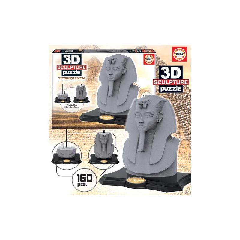 3D SCULPTURE PUZZLE TUTANKHAMO