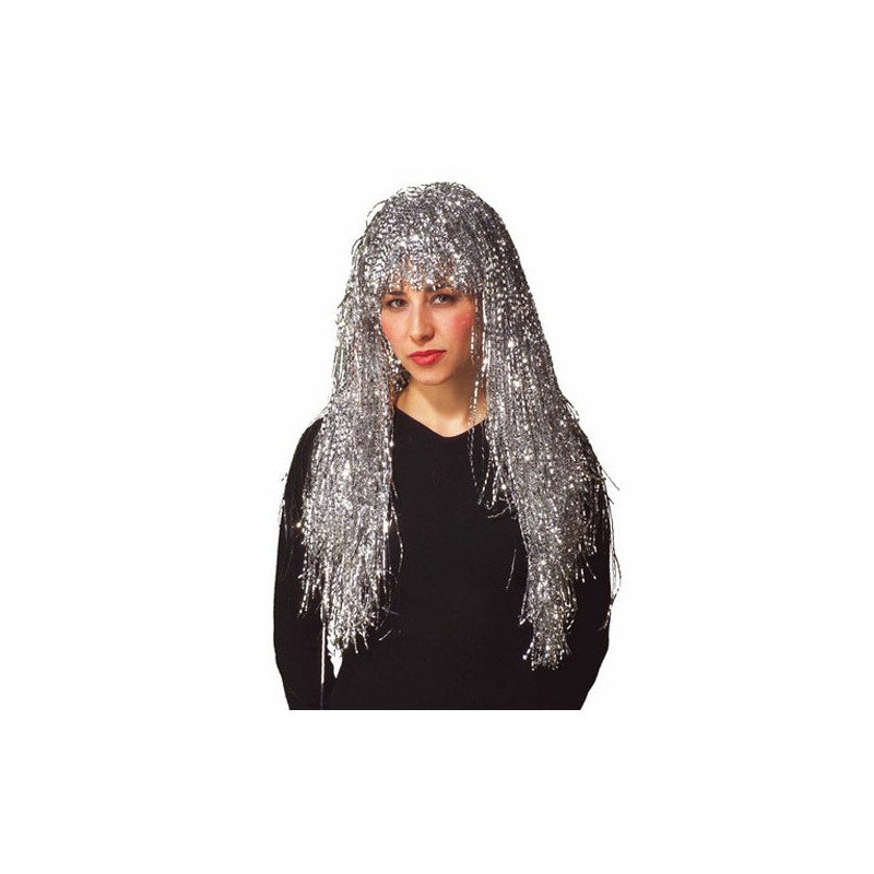PELUCA METALIZADA LARGA
