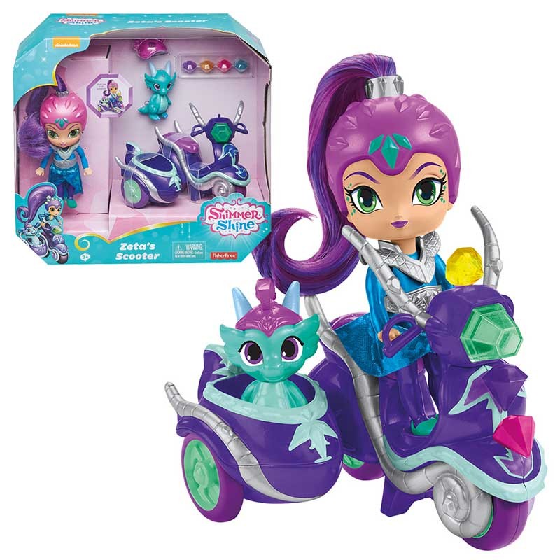 SHIMMER Y SHINE ZETA Y SU MOTO