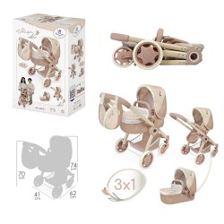 TULIPE COCHE DE MUÑECA 3X1 PLE