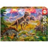 PUZZLE 500P ENCUENTRO DE DINOS