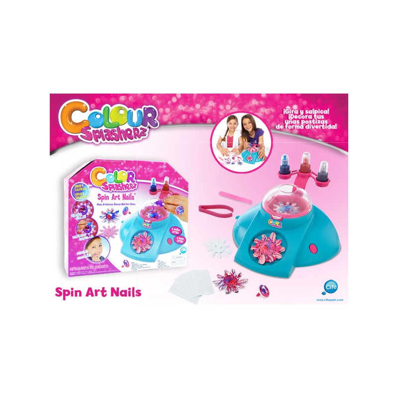 COLOR SPLASHERZ SPIN NAILS