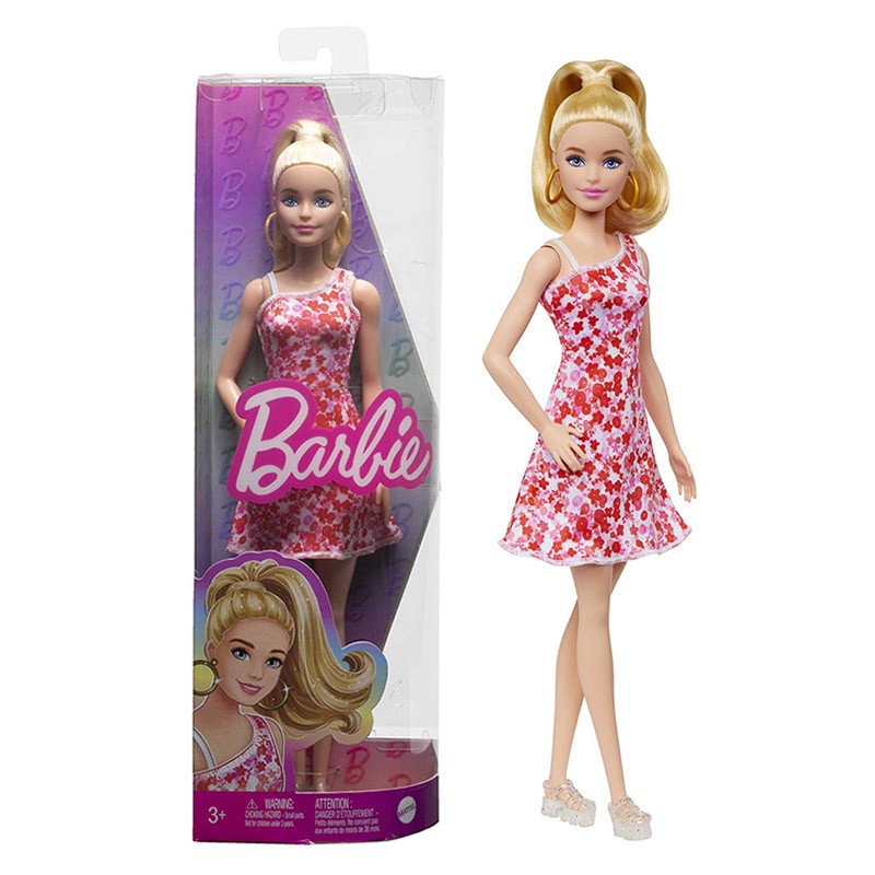 BARBIE FASHIONISTA VESTIDO ROS