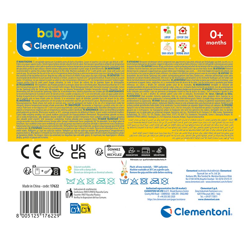 PELUCHE DE VIAJE CONEJITO