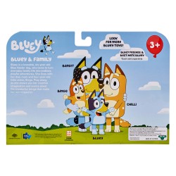 BLUEY PACK 4 FIGURAS FAMILY