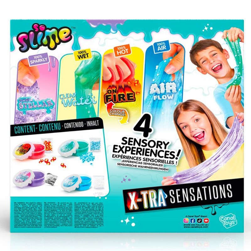 SLIME X-TRA SENSATIONS 4 PACK