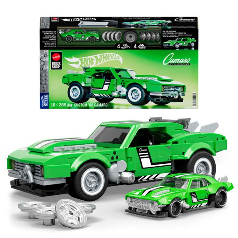 MEGA HOTWHEELS CONSTRUCCION SPEED 68 CUSTOM CAMARO