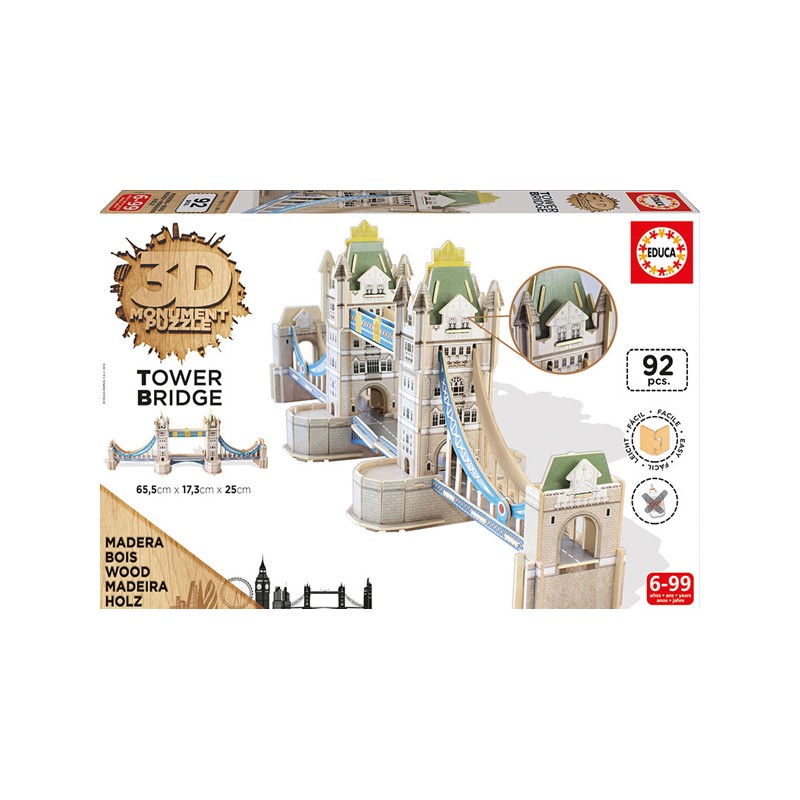 3D MONUMENT PUZZLE TOWER BRIDG