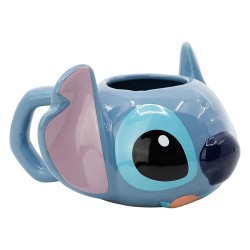 TAZA CERAMICA 3D 375 ML EN CAJA REGALO STITCH