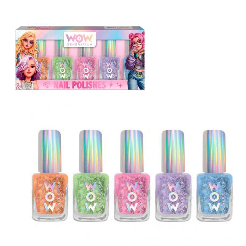 ESMALTE DE UÑAS PACK DE 5 BOTE