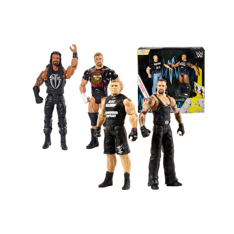 WWE PACK 2 FIGURAS TOUGH TALKE