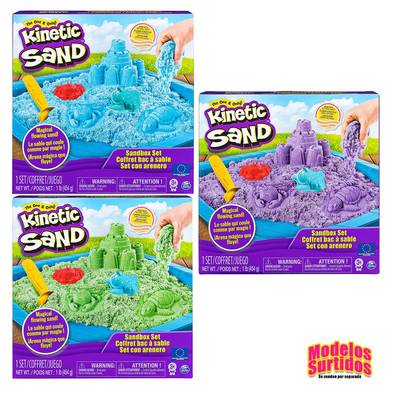 KINETIC SAND SANDBOX SET SURTI