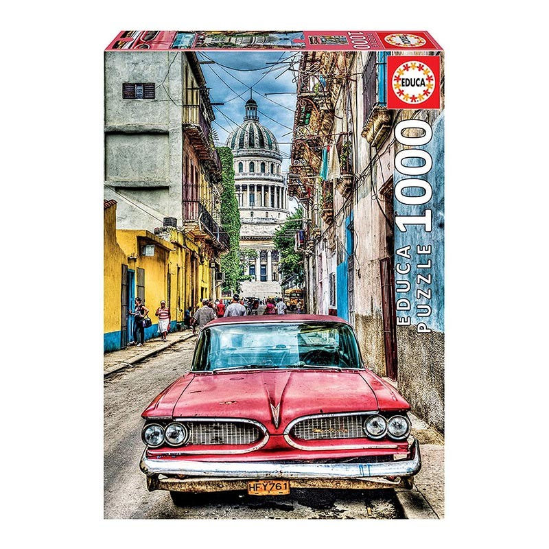 PUZZLE 1000P COCHE EN LA HABAN