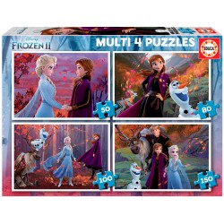PUZZLE MULTI 4 FROZEN 2 50P+