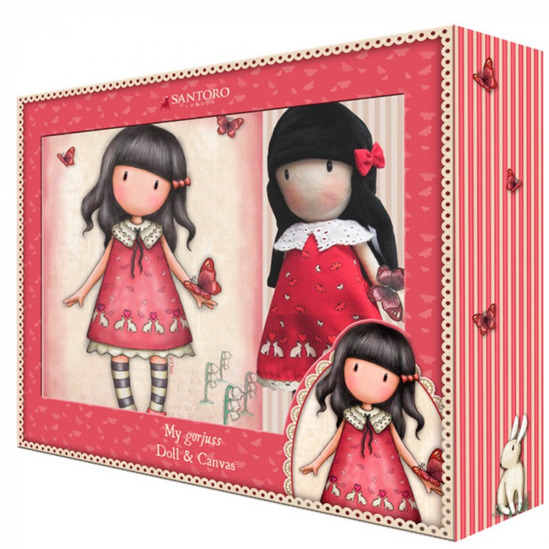 SET DE REGALO MUÑECA Y LIENZO