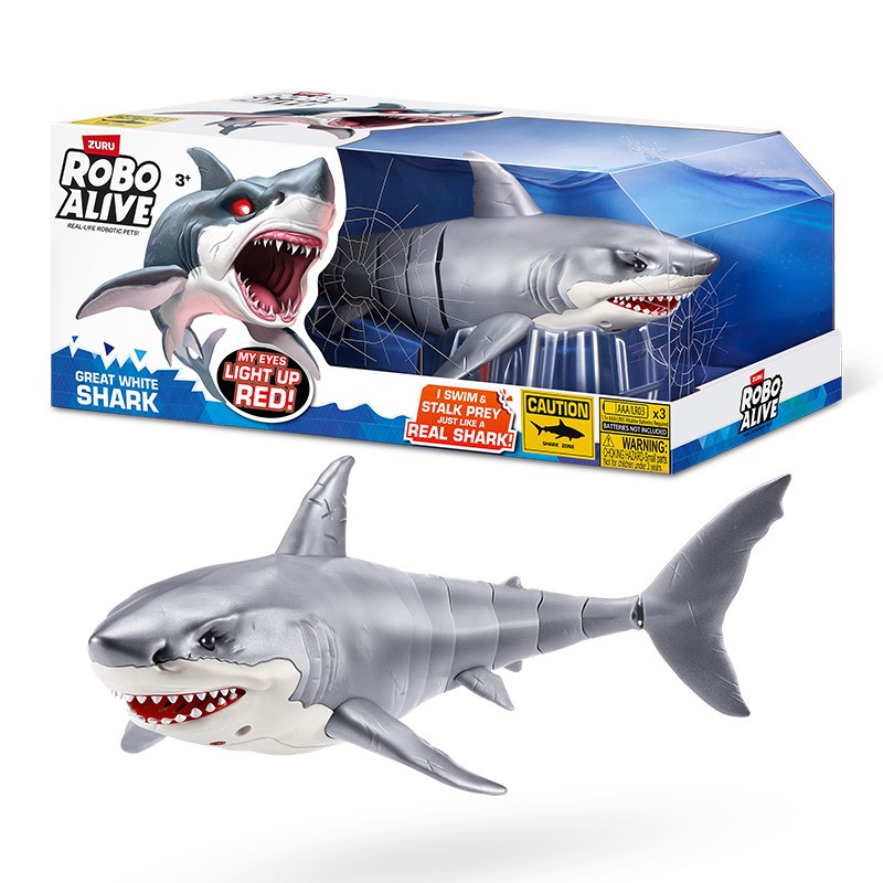 TIBURON ELECTRONICO 40 CM DE ROBO ALIVE
