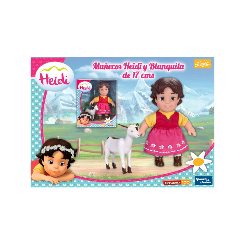 HEIDI 17 CM Y BLANQUITA