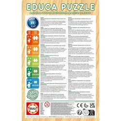 PUZZLE 2x25P BLUEY MADERA