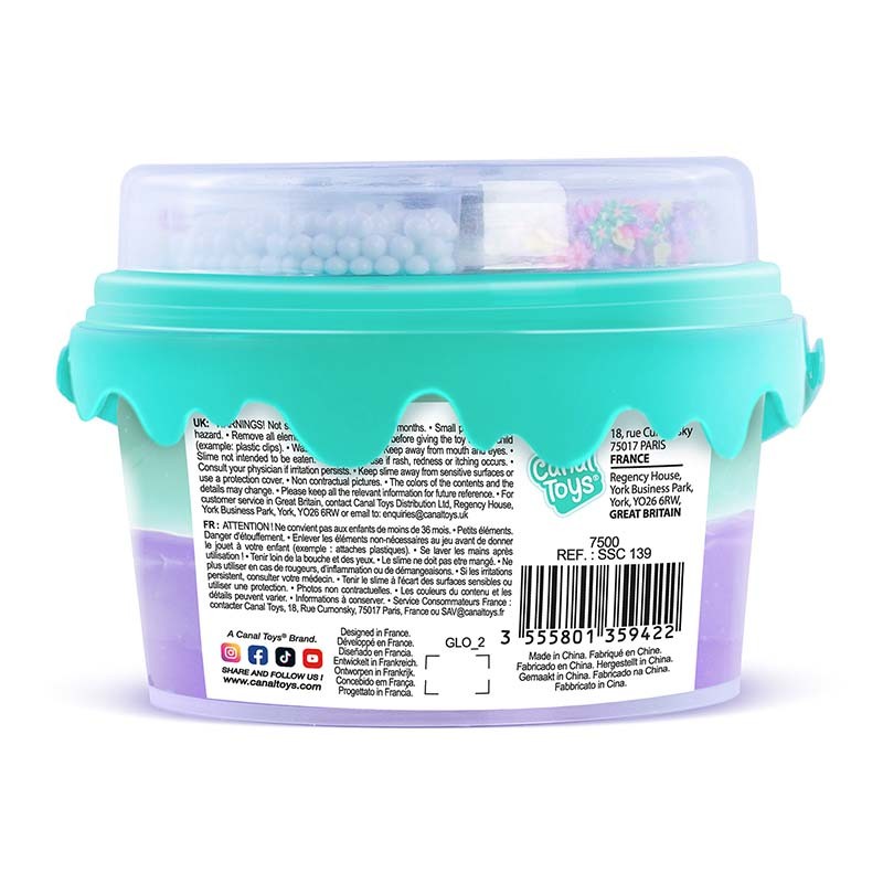 SLIME BUCKET WITH DECORATIONS