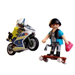 POLICIA PERSECUCION EN MOTO