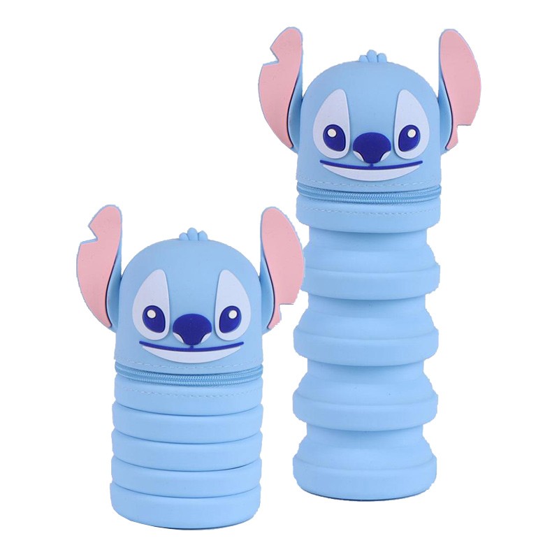 ESTUCHE PORTATODO STITCH AZUL
