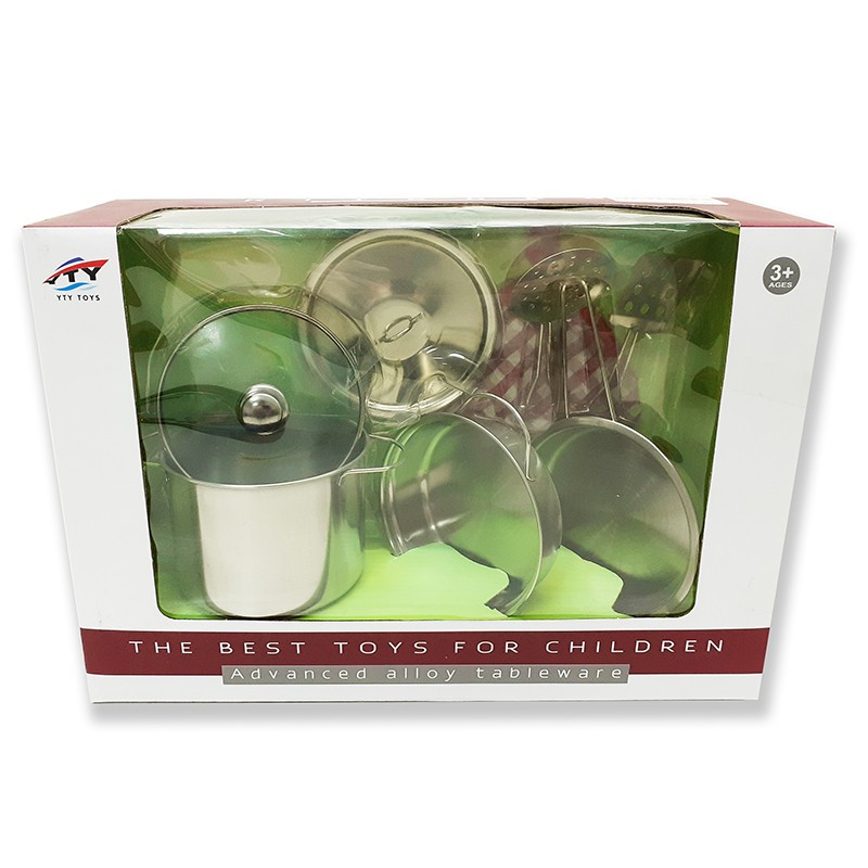 SET COCINA METAL 8 PZAS.