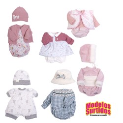 ROPA MUÑECAS 42 (VESTIDOS Y PI