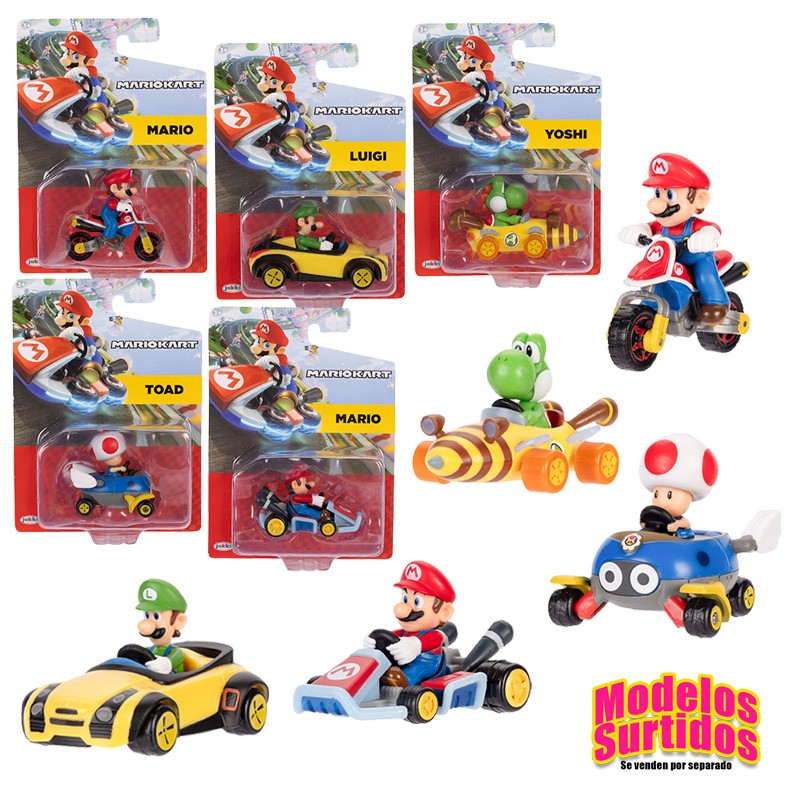 SUPER MARIO MINI KART RACERS COLECCIONABLES 6 CM
