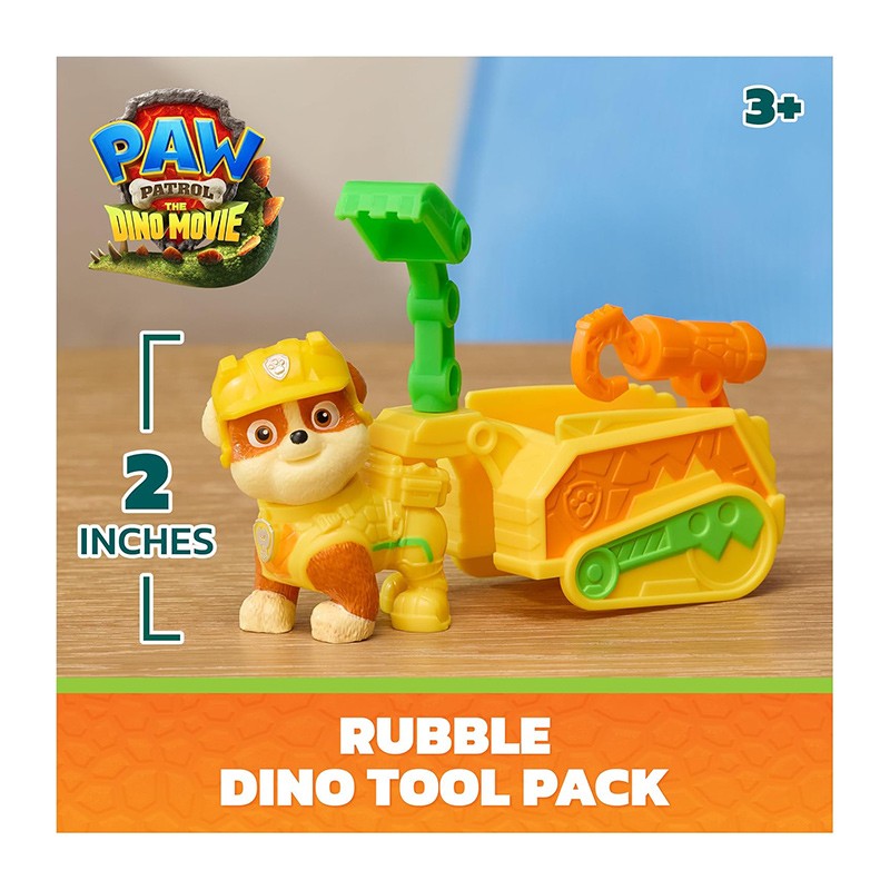 PATRULLA CANINA FIGURA DINO TOOL PACK RUBBLE