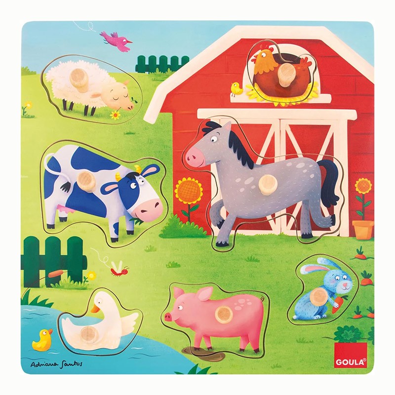 GOULA PUZLE MAMAS Y BEBES GRANJA