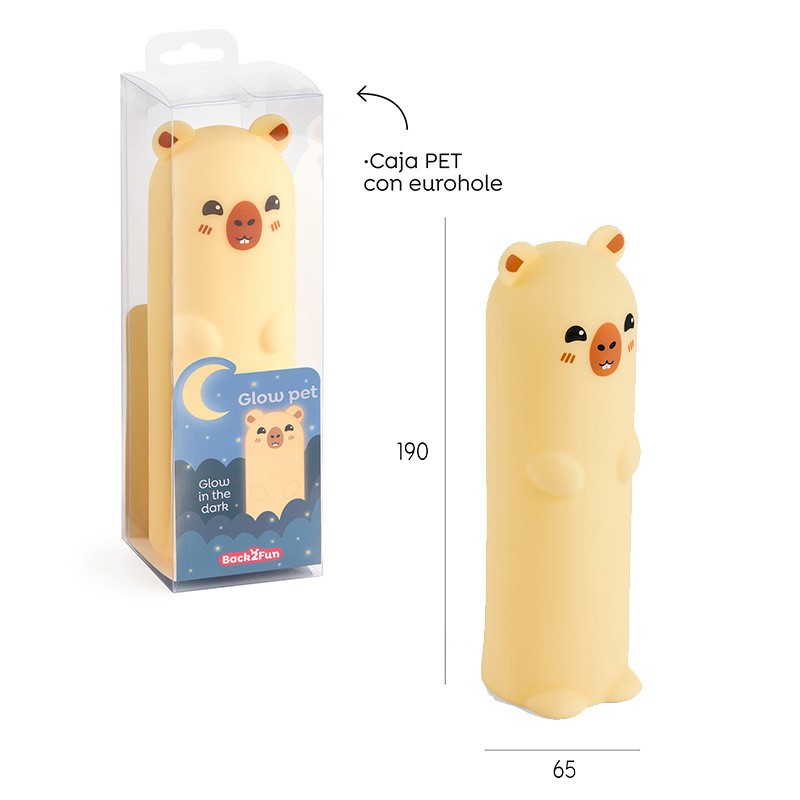 PORTATODO BORN TO GLOW CAPIBARA