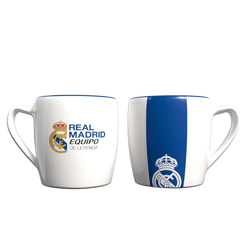 REAL MADRID TAZA BLANCA BICOLO