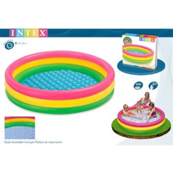 PISCINA HINCHABLE 3 AROS SUNSET 147X33CM 275 L