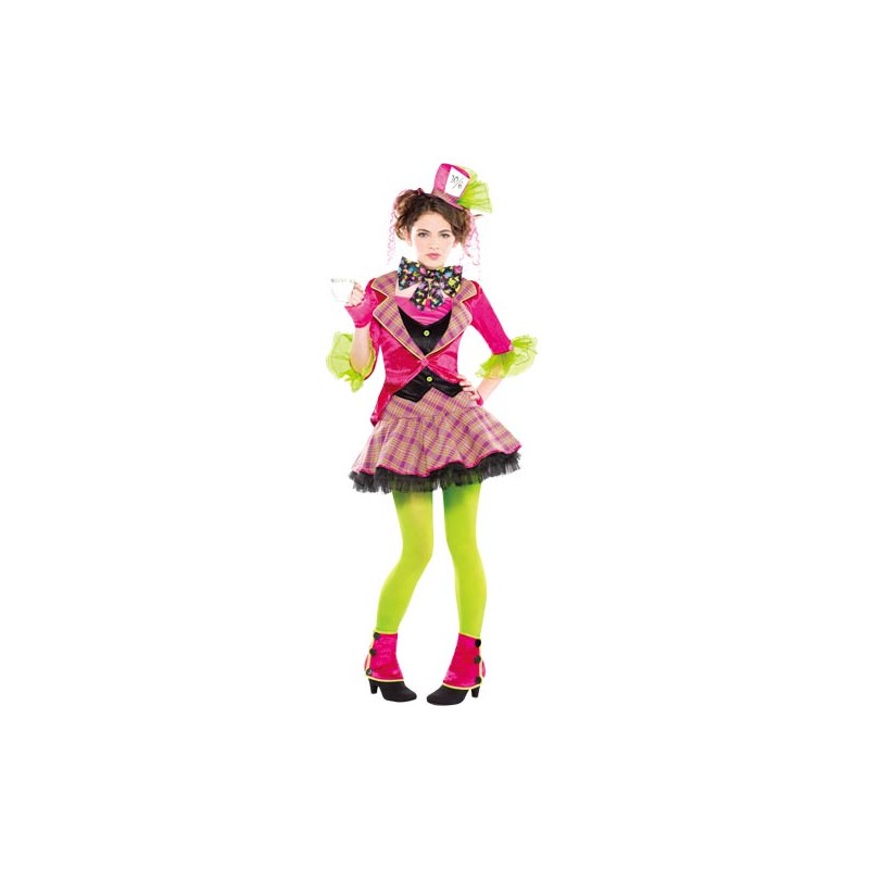 DISFRAZ INFANTIL SOMBRERERA LOCA CHICA TALLA 12-14