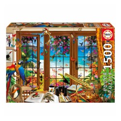 PUZZLE 1500P VENTANA DEL OBSERVADOR DE AVES