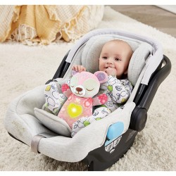 PELUCHE DE CUNA OSITO MELODIAS ROSA