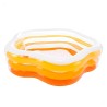 PISCINA HINCHABLE TRANSPARENTE 185X180X53CM 460L