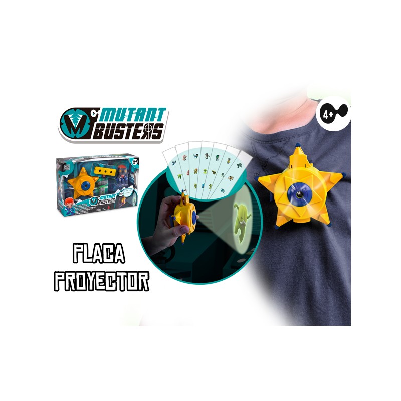 MUTANT BUSTERS SHERIFF + PLACA PROYECTOR