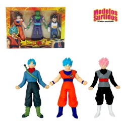 MONSTERFLEX DRAGON BALL PACK DE 3 FIGURAS