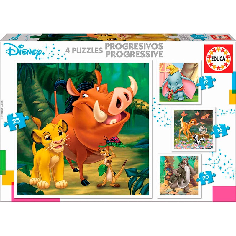 PUZZLE PROGRESIVOS DISNEY ANIM