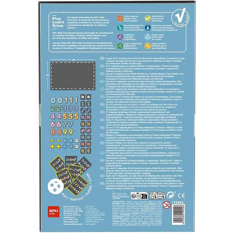 JUEGO MAGNETICO NUMEROS 51U