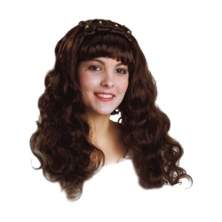 PELUCA MUJER TOCADO MEDIEVAL