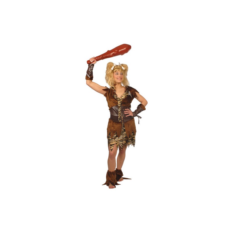 DISFRAZ MUJER CAVERNICOLA ADULTA T.UNICA