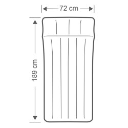 COLCHON CAMPING 72X189X15 CM
