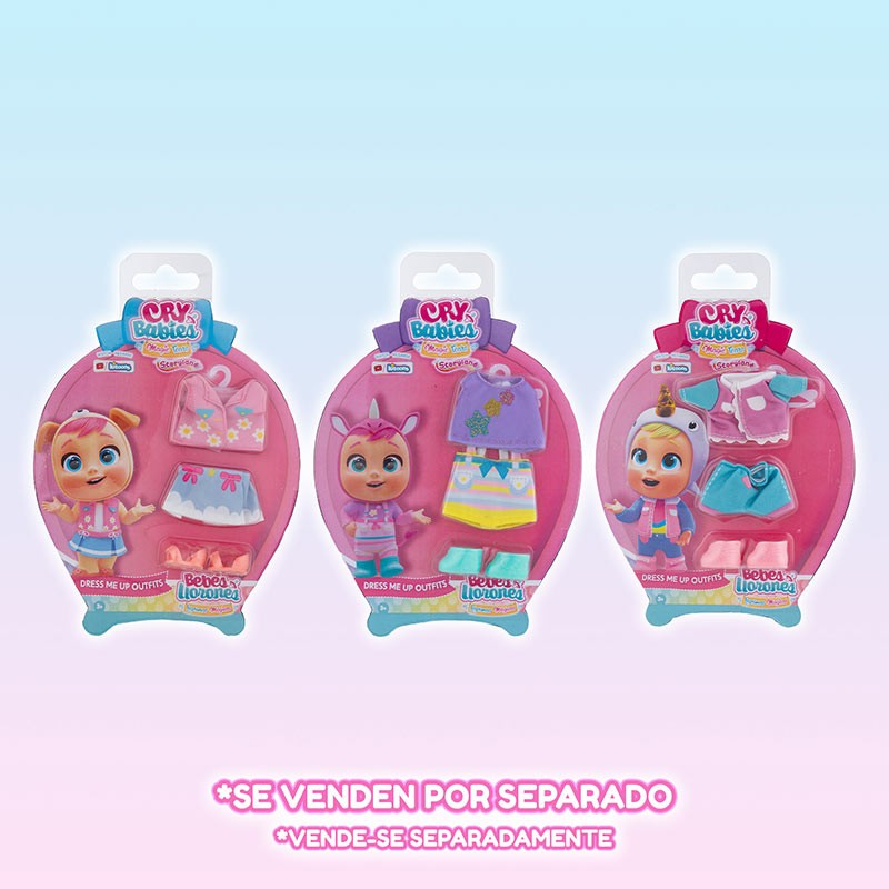 BEBES LLORONES SET DE ROPITAS