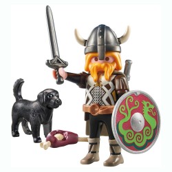 VIKINGO CON PERRO GUARDIAN