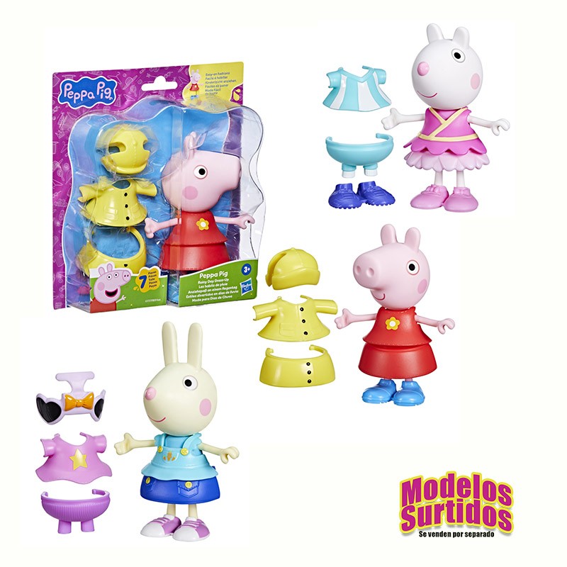 PEPPA PIG Y SUS AMIGOS CON ESTILOS DIVERTIDOS
