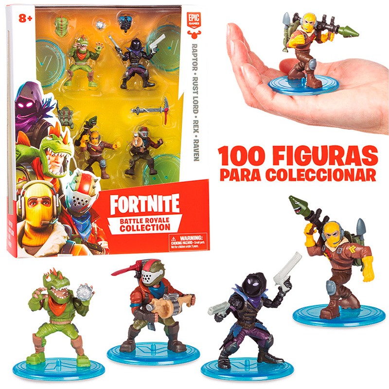 FORTNITE BLISTER 4 FIGURAS 7CM