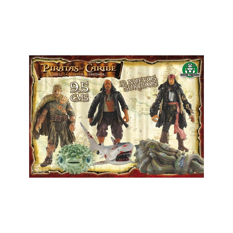 PIRATAS DEL CARIBE FIGURA DELUXE 9.5 Cm (UNIDAD)